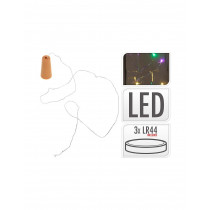 Flaskelys M/LED-Lys, M/Batteri
