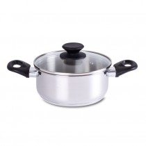 Gryde, Rustfrit Stål, 2 L