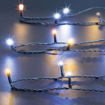 Lyskæde 96 LED Lys M/Timer Og Batteri