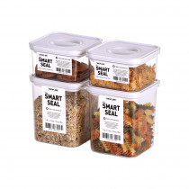 Opbevaringsboks, Mad, Smart Seal, 2x0,55 L/2x1,35 L