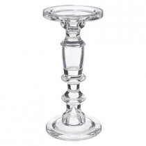 Lysestage, Glas, 24,5 Cm