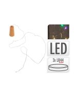 Flaskelys M/LED-Lys, M/Batteri